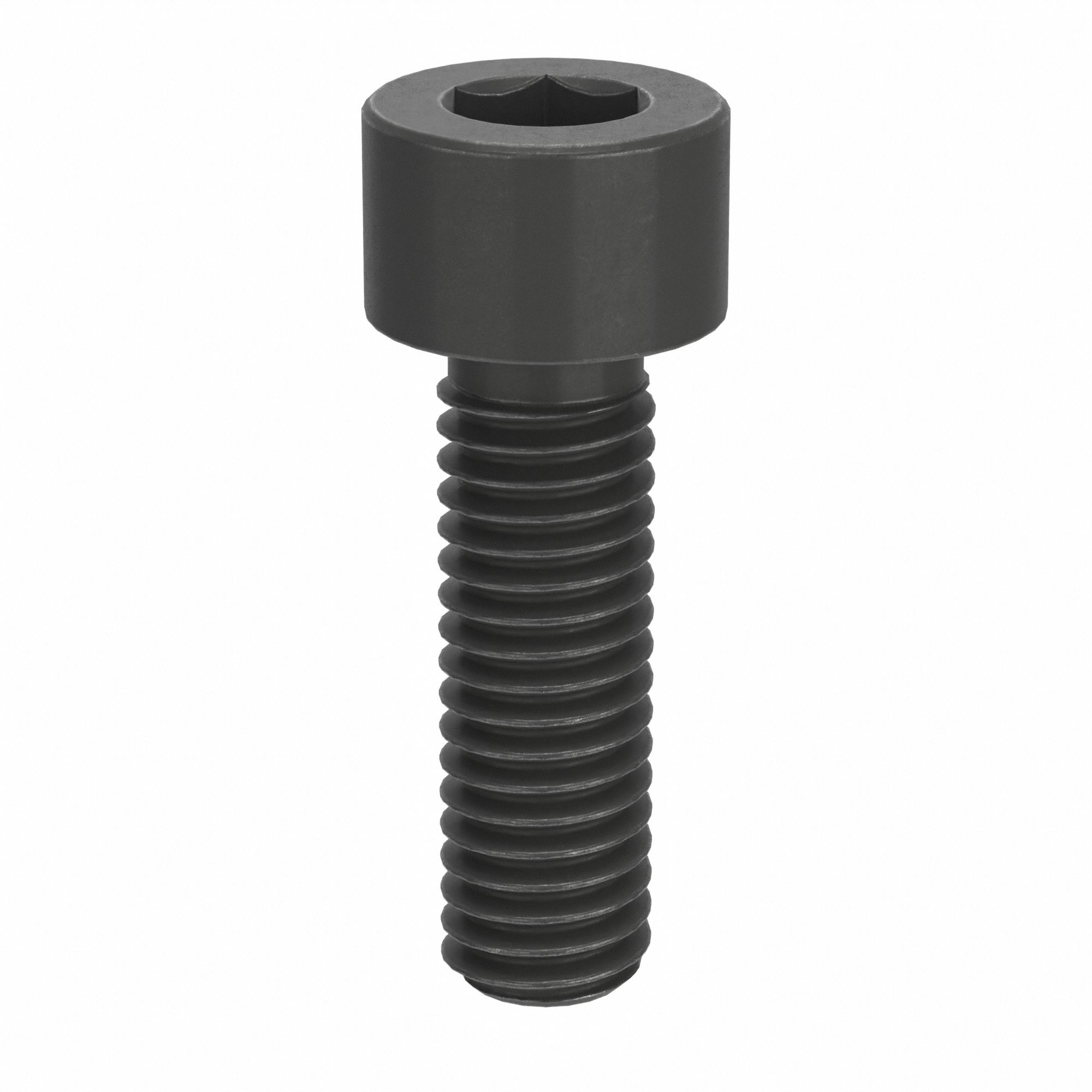 Socket Head Cap Screw: #10-32 Thread Size, 5/8 in Lg, Std, Black Oxide, Alloy Steel, 100 PK