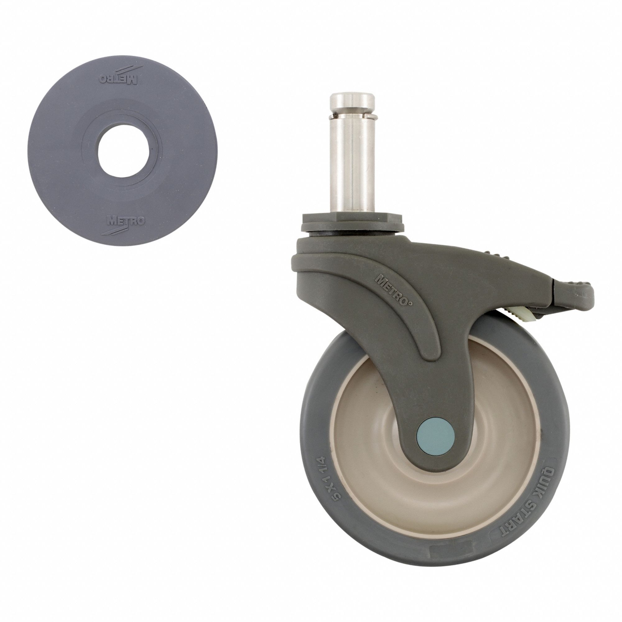 Swivel Brake Caster Polymer and SS 5