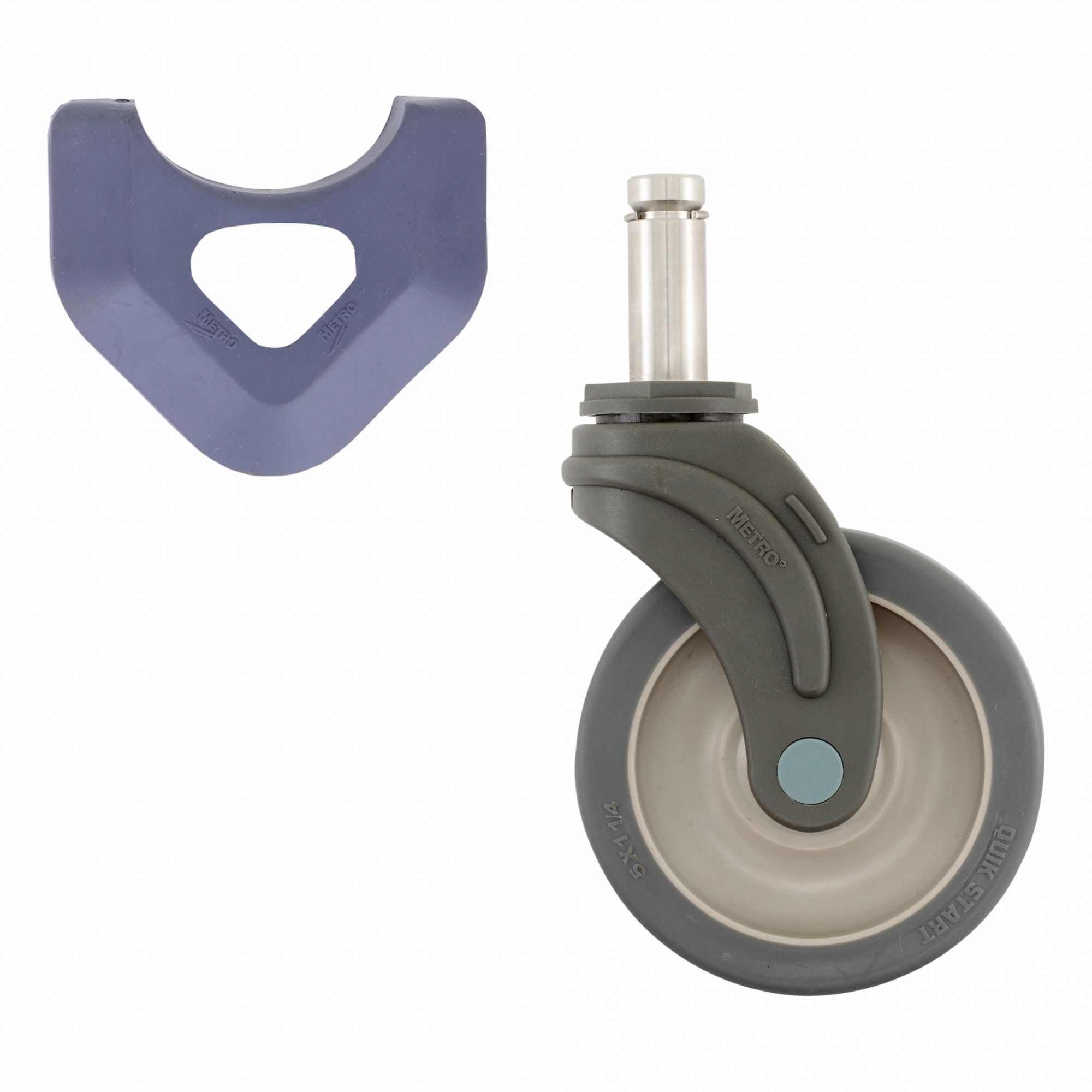 Stem Caster Poly and SS 5 Metro