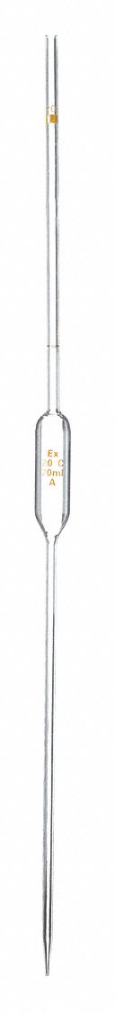 PIPETTE VOLUMET,CATA,VERRE,20ML,PK8