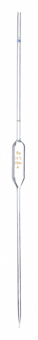 PIPETTE VOLUMET,CATA,VERRE,25ML,PK8