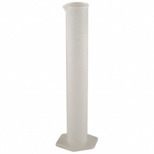 Lab Safety Supply 100 To 1000ml Plastic Graduated Cylinder White Height 421 Mm 16 6 In 12 Pk 5ptj8 5ptj8 Grainger