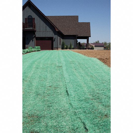 Erosion Control Blanket, Aspen Wood Fiber, 8 ft x 101.25 ft, 65.7 lb