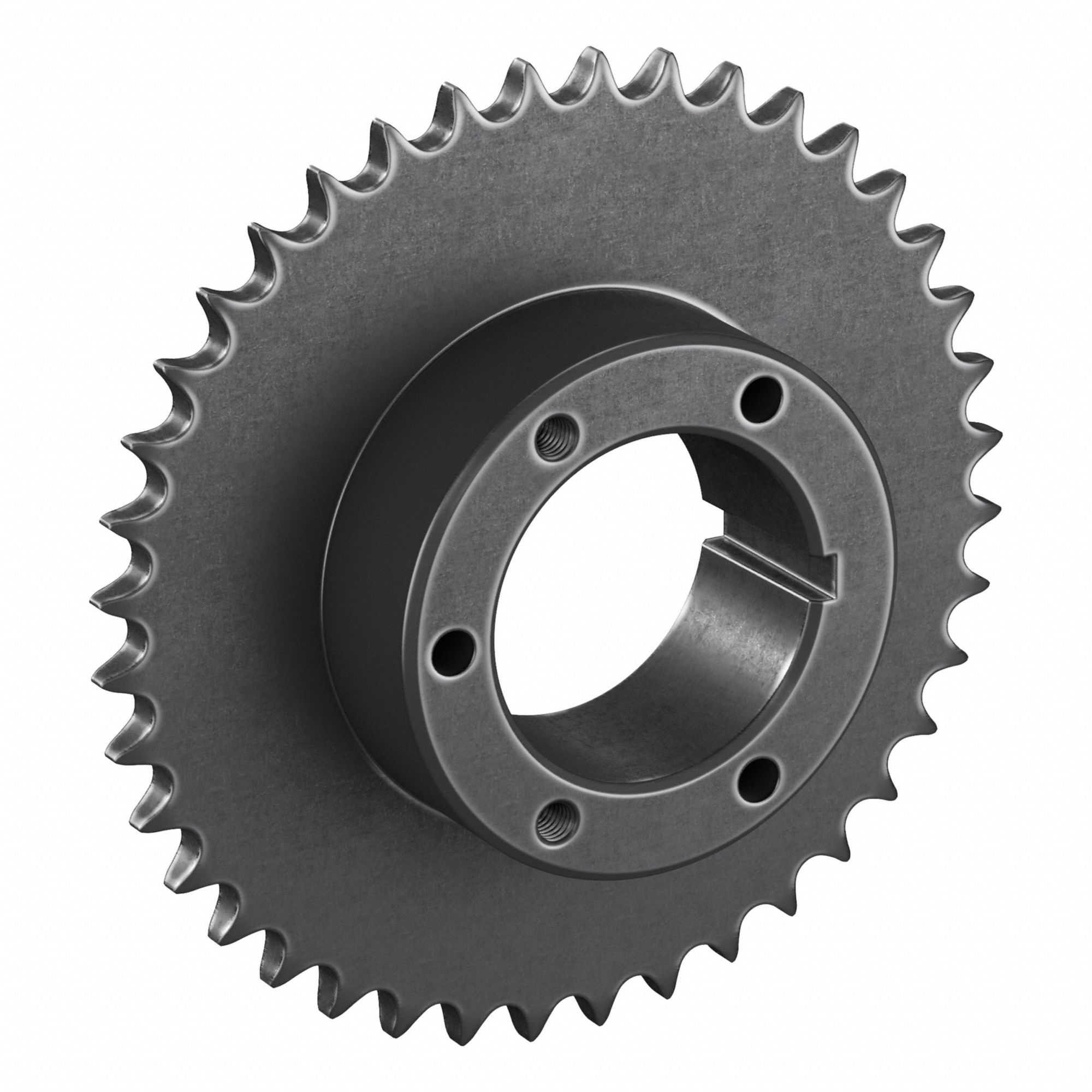 Sprocket: For 50 Chain, 40 Teeth, 7.966 in Pitch Dia, 8.316 in Outside Dia, Steel