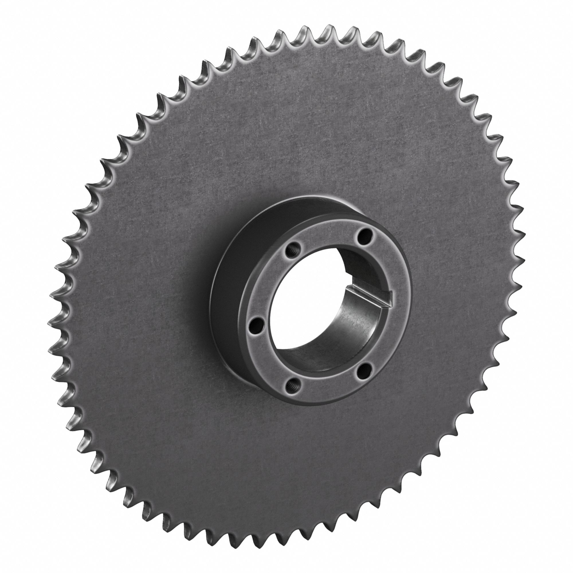 Sprocket: For 50 Chain, 60 Teeth, 11.942 in Pitch Dia, 12.301 in Outside Dia, Steel