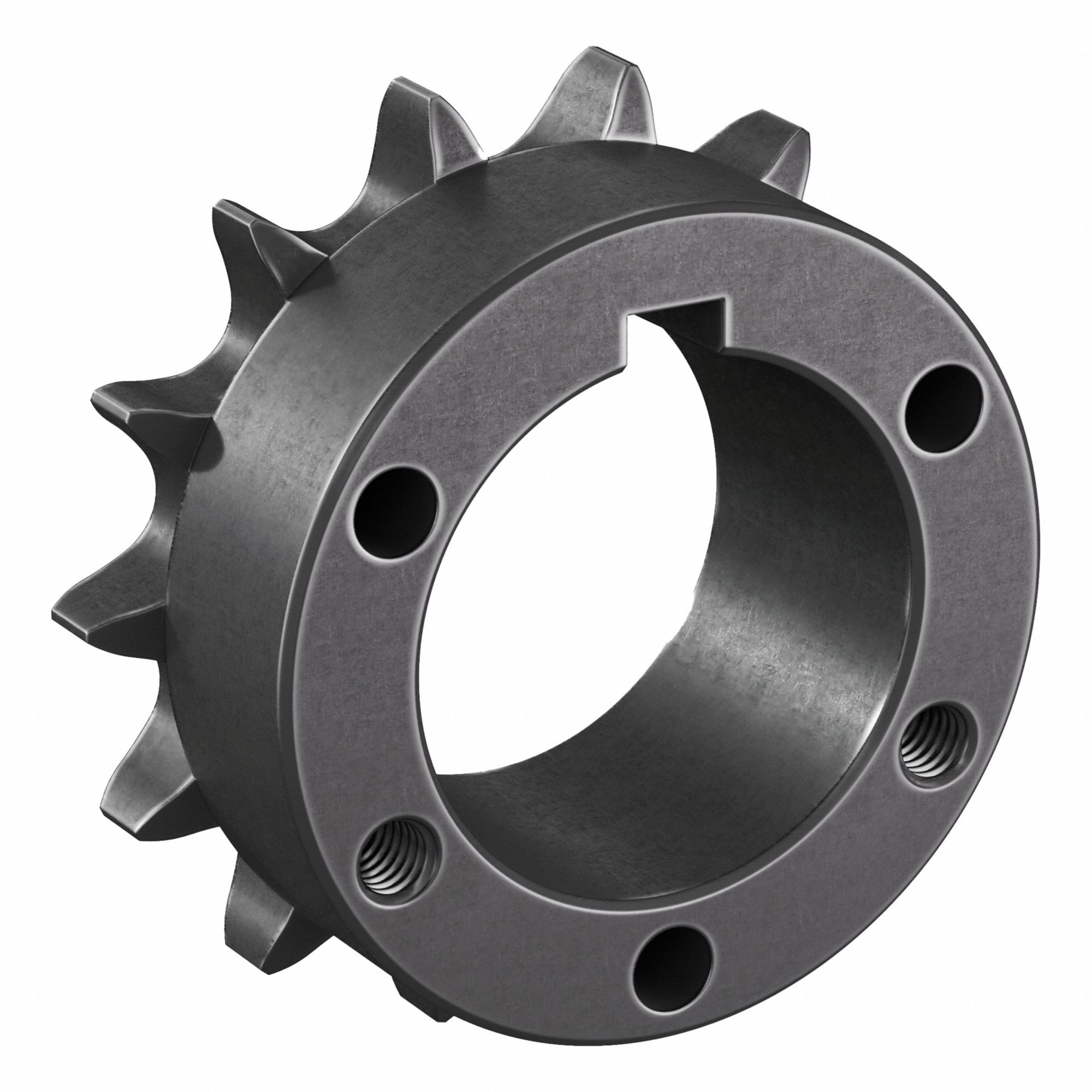 Sprocket: For 60 Chain, 13 Teeth, 3.134 in Pitch Dia, 3.493 in Outside Dia, Steel