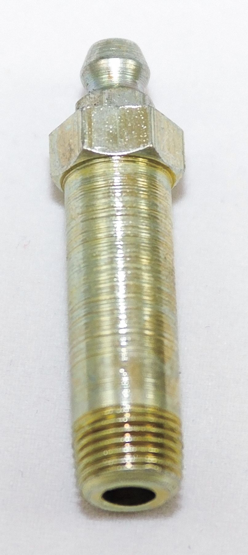 GRAINGER APPROVED Standard Grease Fitting, 1/8"27 PTF, Straight, Zinc
