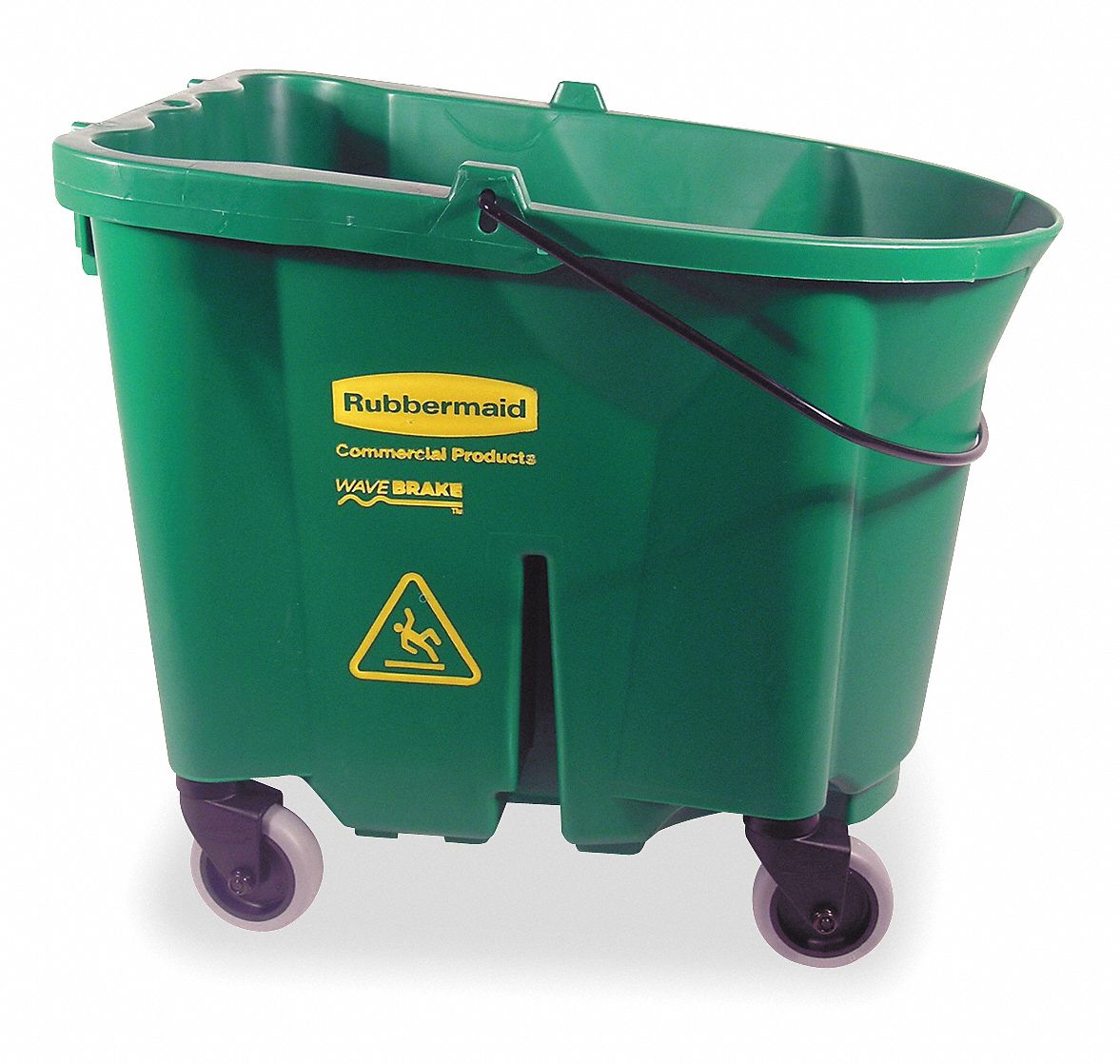 RUBBERMAID COMMERCIAL PRODUCTS Mop Bucket, 35 qt., Green 5PU83