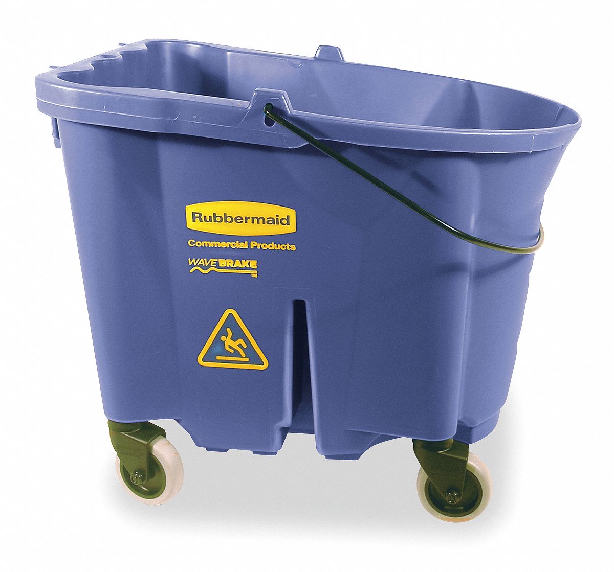 8.75 gal. Blue Polypropylene Mop Bucket, 1 EA Grainger