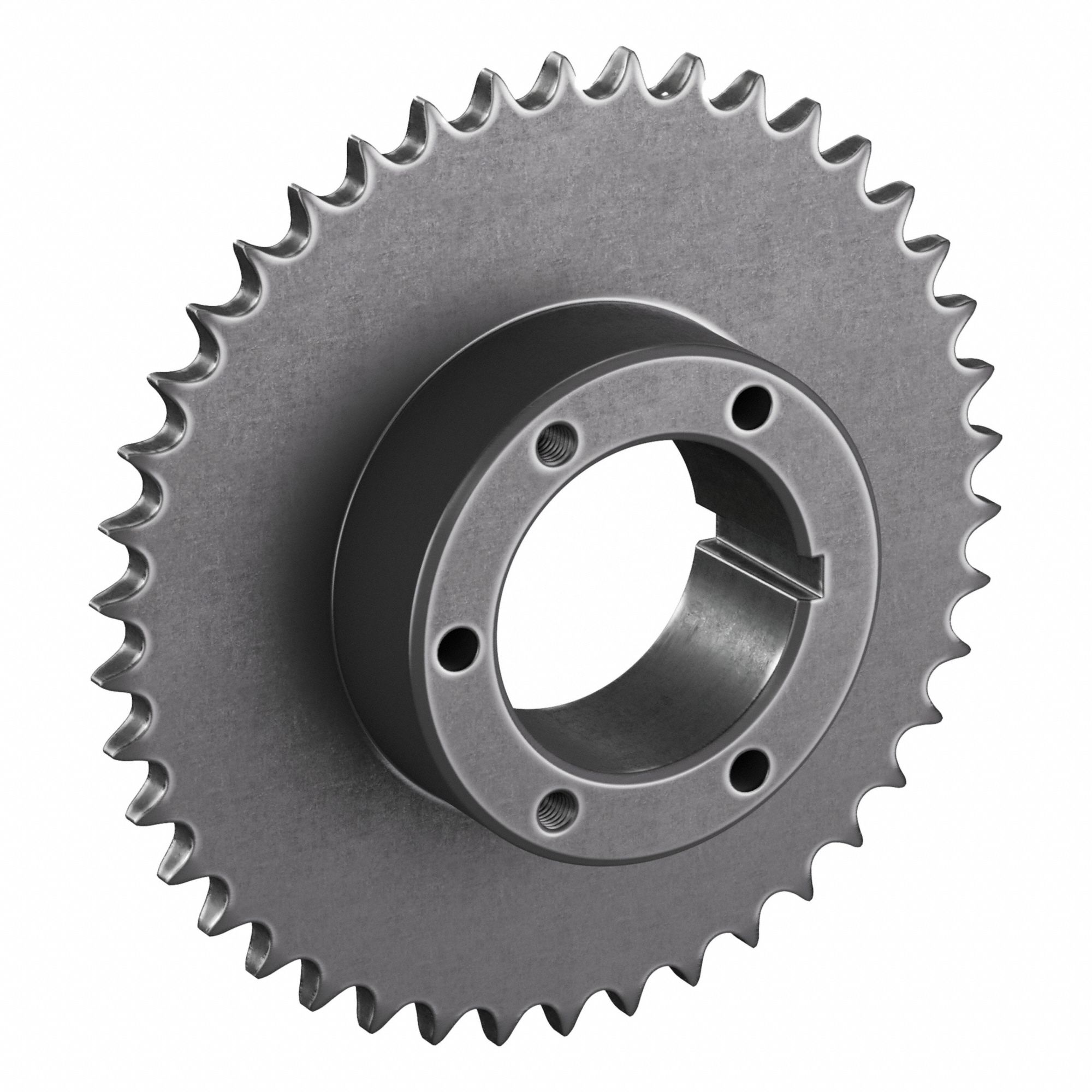 Sprocket: For 50 Chain, 42 Teeth, 8.364 in Pitch Dia, 8.715 in Outside Dia, Steel