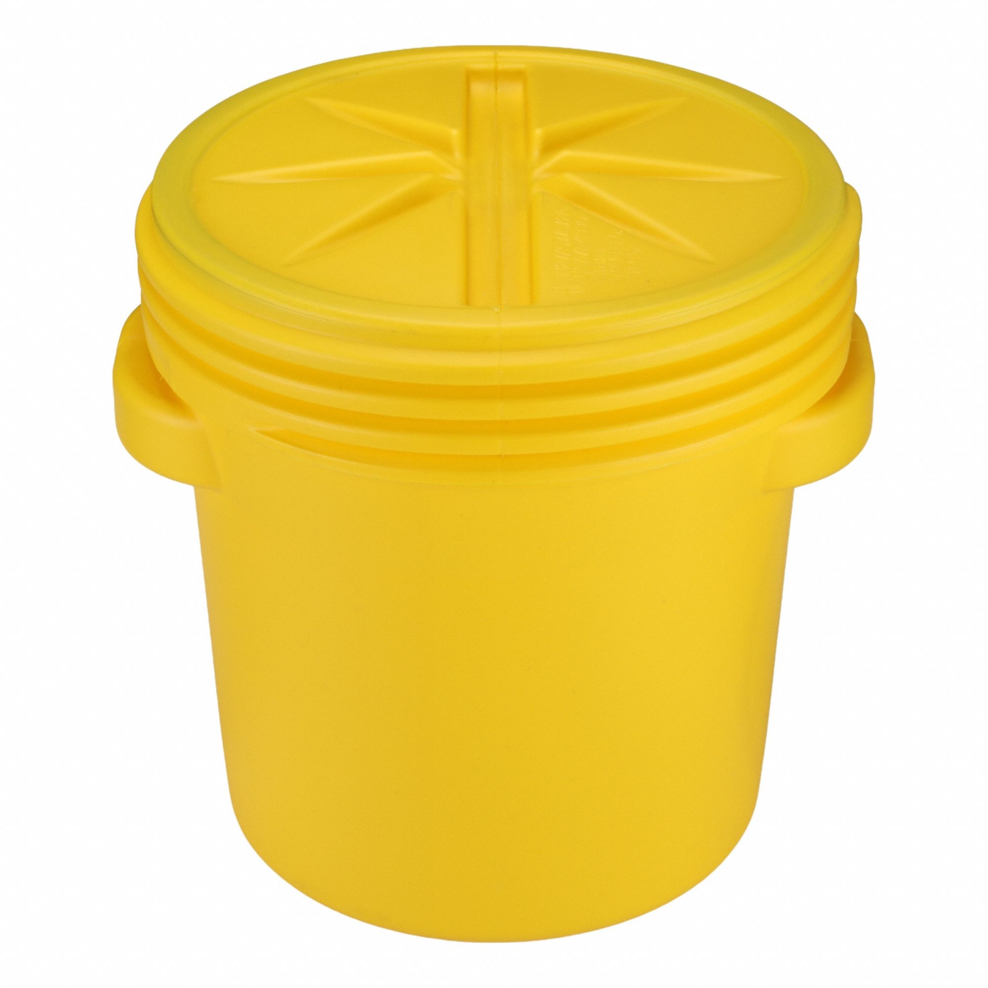 Salvage Drum: HDPE, 20 gal, Screw-On Lid, Unlined/No Interior Coating, 20 3/4 in x 20 3/8 in