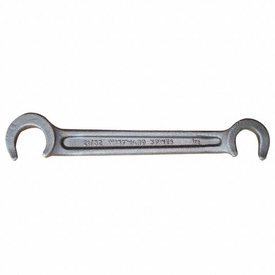 WESTWARD Double End Valve Wheel Wrench 11/16 in_1 in Head Size, 10 in