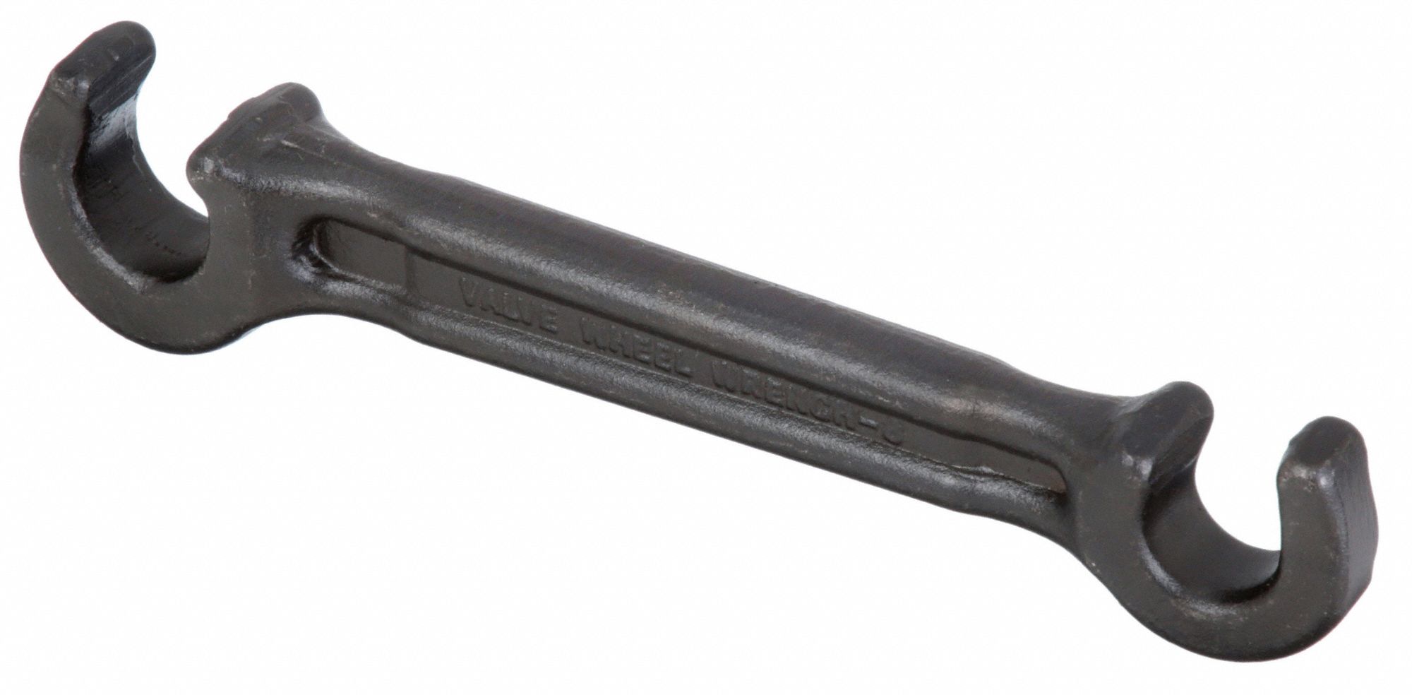 WESTWARD Double End Valve Wheel Wrench: 11/16 in_1 in Head Size, 10 in  Overall Lg, Alloy Steel