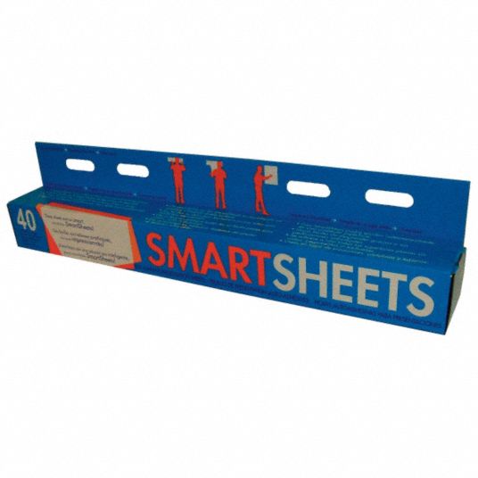 SMARTSHEETS, 31 1/2 in Dry Erase Ht, 23 1/2 in Dry Erase Wd, Dry Erase Sheet  - 5PWH8