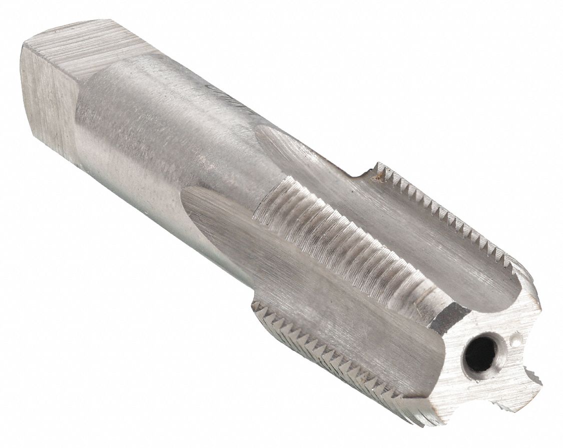 TARAUD FILETÉ P/TUYAU ET CONDUIT, FILETAGE 1/2 PO-14, FILETAGE 1 3/8 PO LO, 3⅛ PO LO