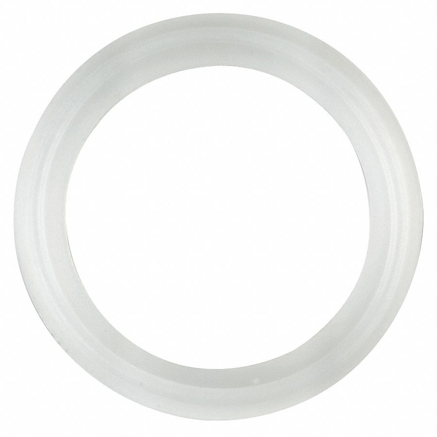 Sanitary Gasket: Silicone, Tri-Clamp, Std Style, For 1/2 in Tube
