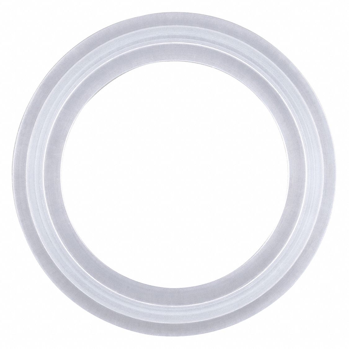 Sanitary Gasket: Silicone, Tri-Clamp, Std Style, For 1 1/2 in Tube