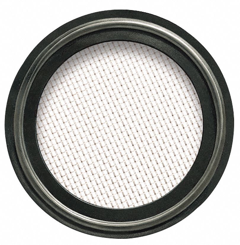Sanitary Gasket: Buna-N, Tri-Clamp, Std Style, For 1 in Tube, 10 Mesh Size