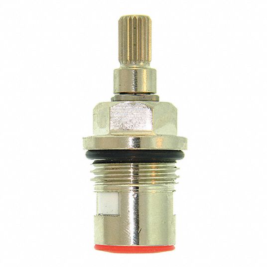 KOHLER Hot Cartridge, Ceramic, Fits Brand Kohler, Brass 5PYV0GP77005