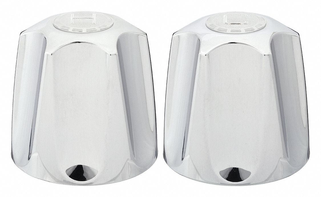 POIGNÉES DE ROBINET DE DOUCHE/BAIGNOIRE : POUR 5PZD2, MOULAGE SOUS PRESSION, COMPREND VIS DE POIGNÉE/BOUTON INDICATEUR