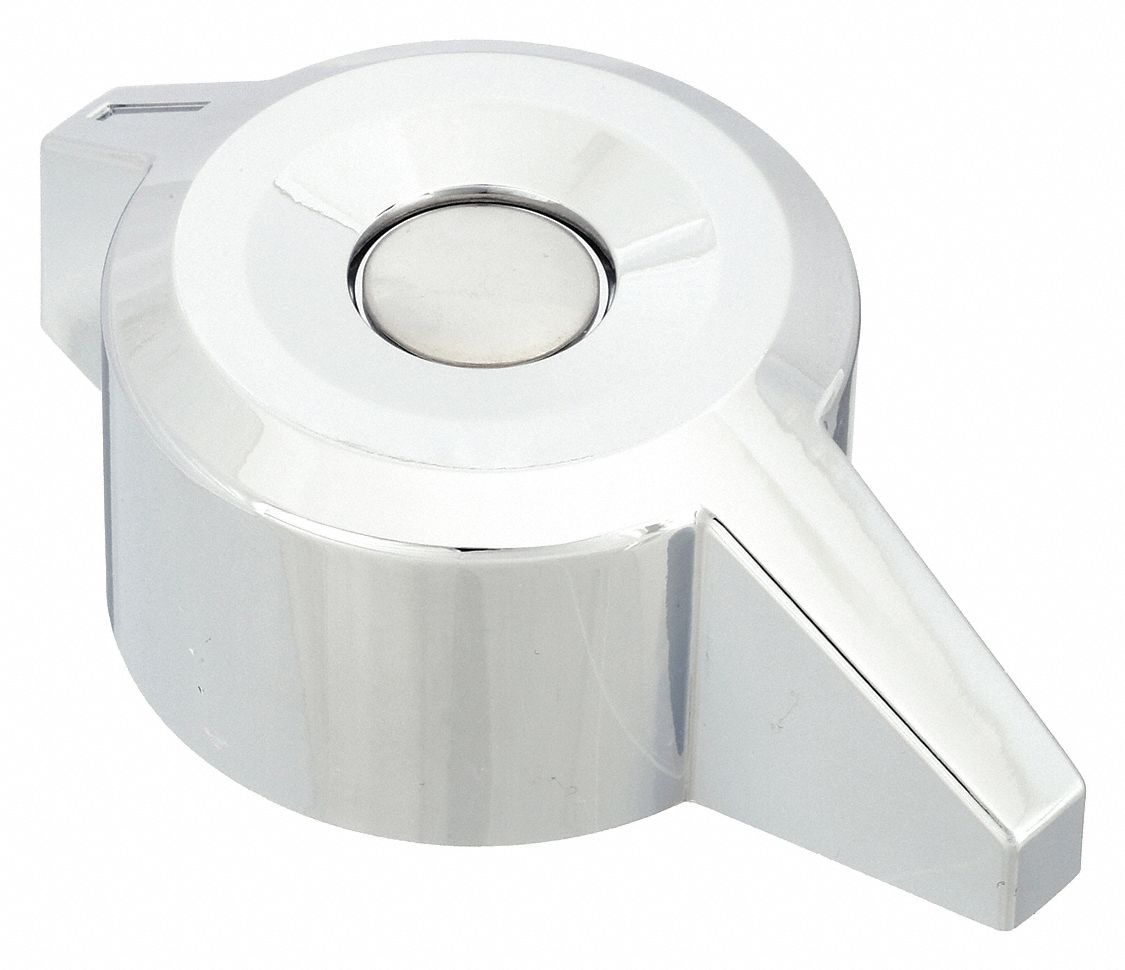 Handle: Symmons, Lever Handle, Metal, Chrome Finish