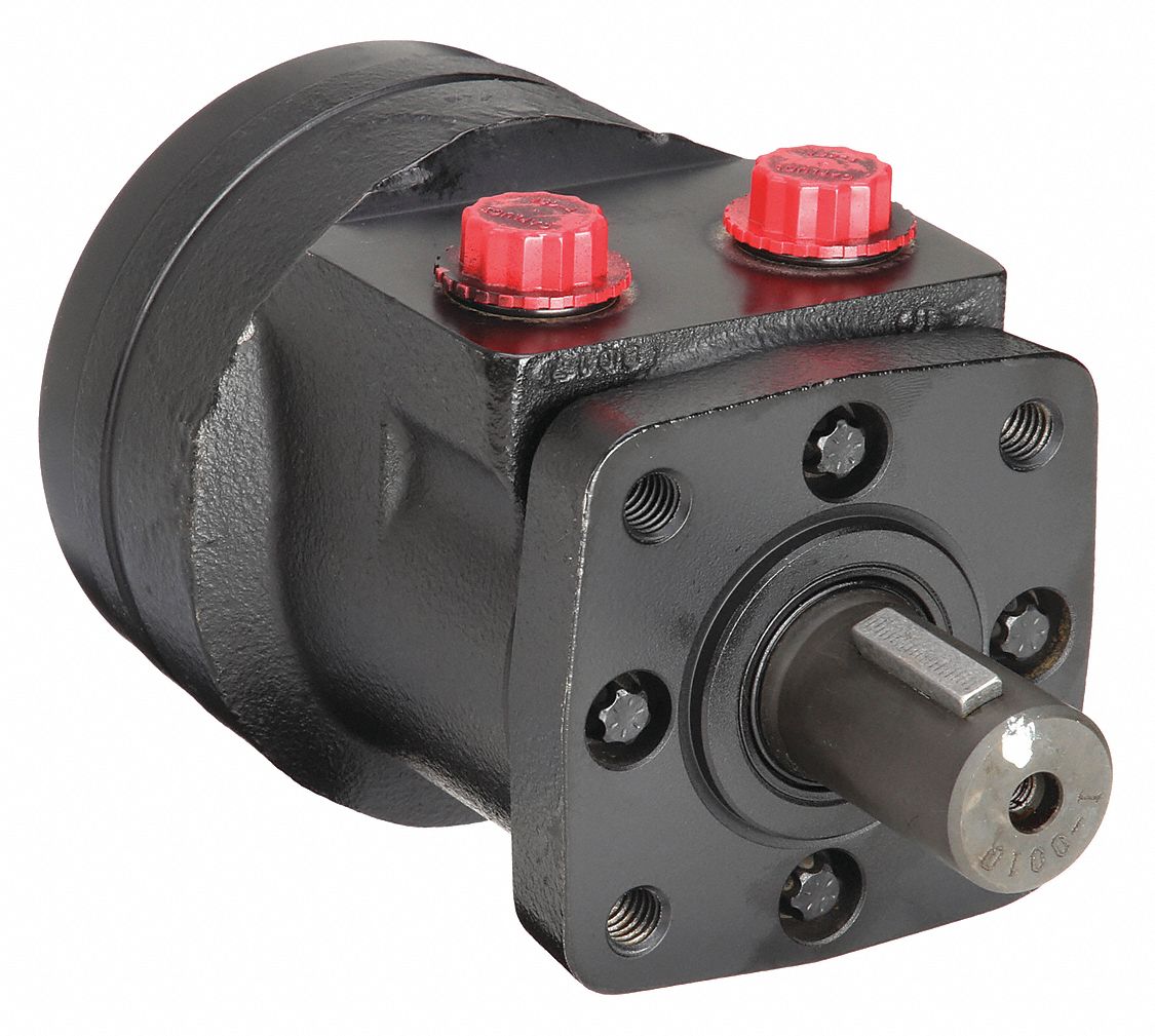 Hydraulic Motor: S Series, 4-Bolt, 3.25 in Pilot, 4.5 cu in/rev, 762 RPM Max. RPM