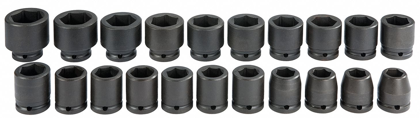 SET DOUILLE 21PC 3/4DR