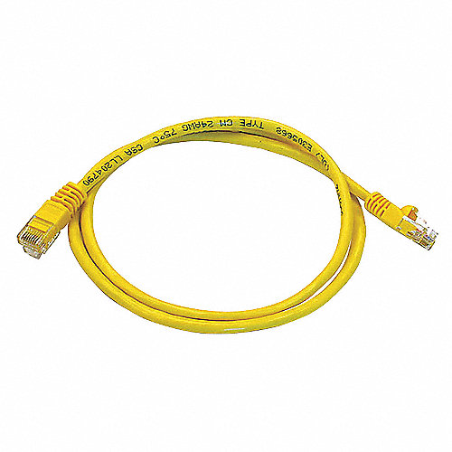 MONOPRICE Cable Ethernet, 5e, 3.0 pies, RJ45, RJ45, Color Amarillo - Cables  de Conexión de Voz y Datos - 5PZV1