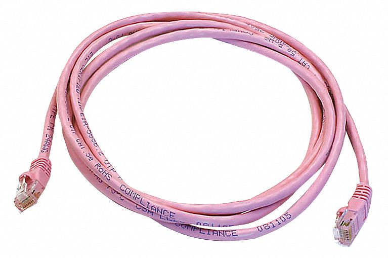 MONOPRICE Cable Ethernet, 5e, 7.0 pies, RJ45, RJ45, Color Rosa - 5PZW6 ...