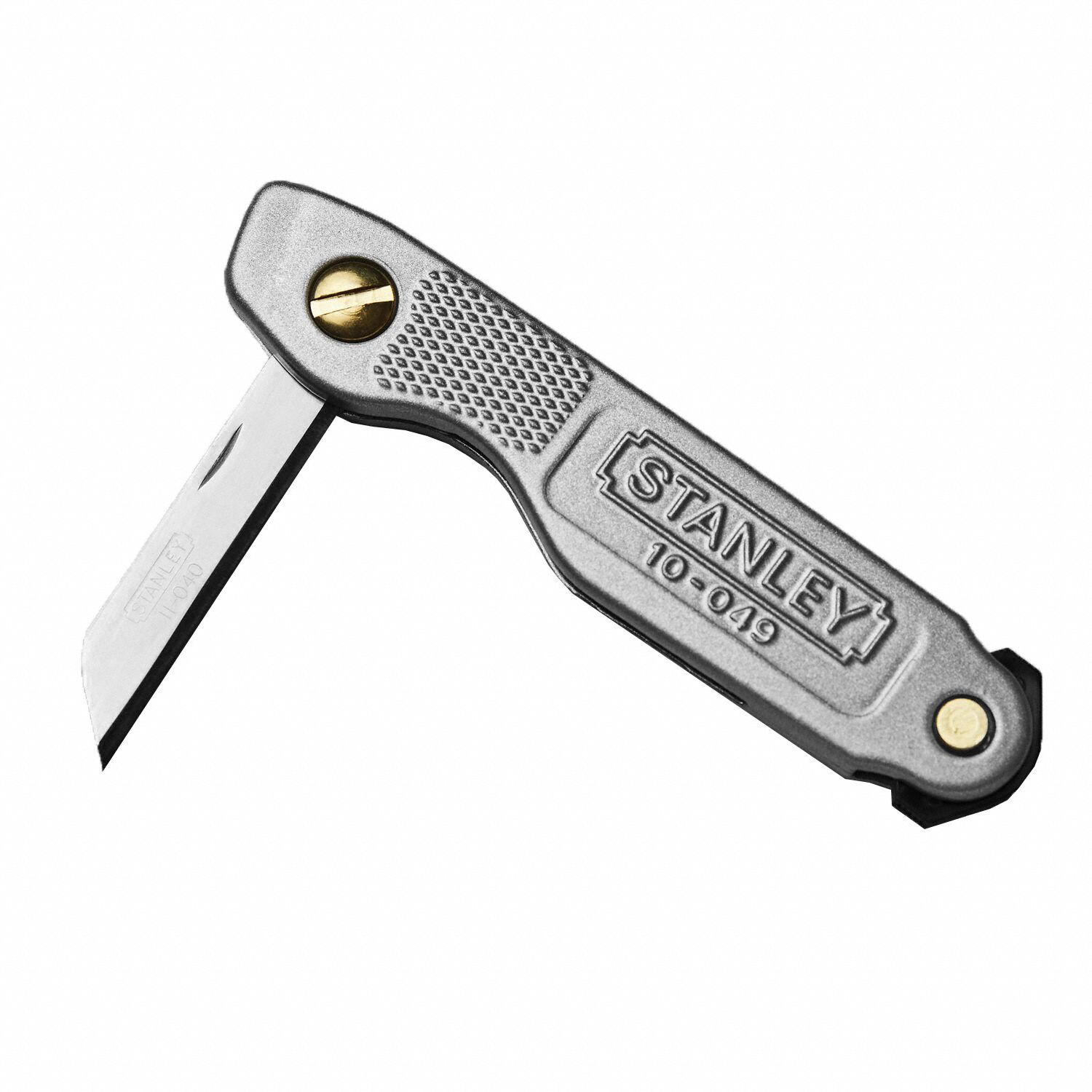 STANLEY Folding Pocket Utility Knife 2 1/2 in Blade Lg, 4 1/4 in