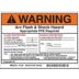 Warning: Arc Flash & Shock Hazard Appropriate PPE Required Flash Protection Arc Flash Boundary ___ Hazard Risk Category 2 Signs