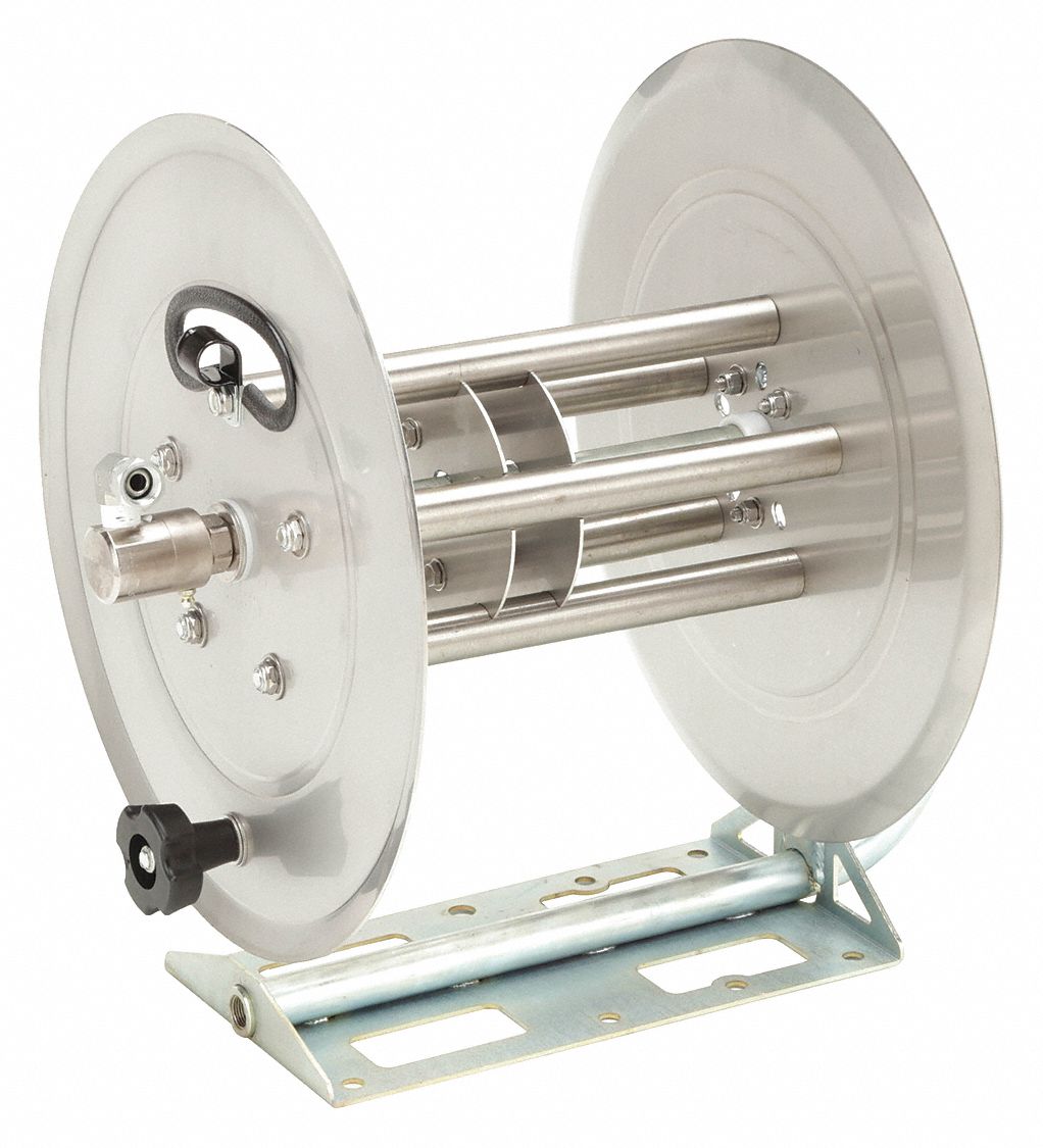 APPROVED VENDOR STAINLESS STEEL HOSE REEL,250 ,5000 - Hand Crank Hose Reels  without Hose - WWG5RCC7