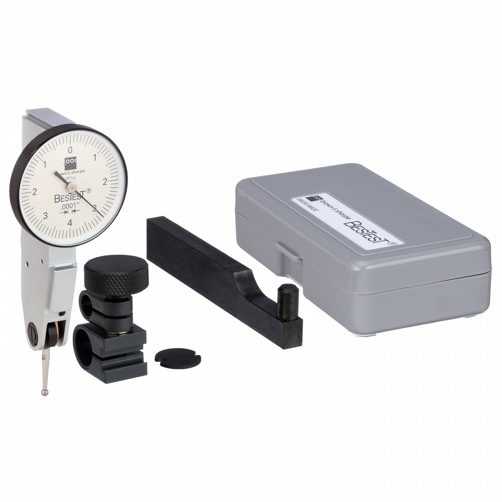 TESA BROWN & SHARPE Horizontal Dial Test Indicator Horizontal, 0 in to