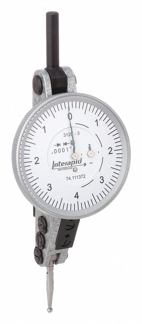 Interapid Test Indicator 312B3V, Vertical, Range, 11/2 , 57 OFF