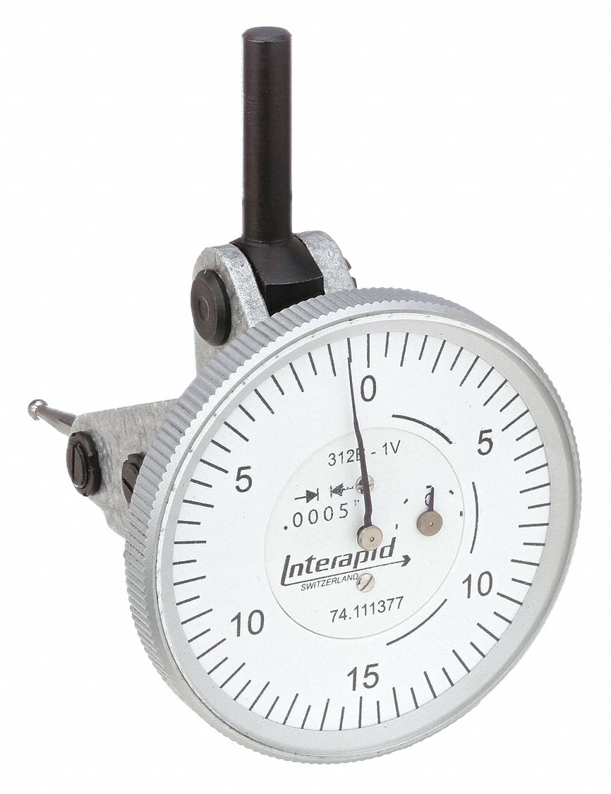 TESA BROWN & SHARPE, Vertical, 0 in to 0.06 in Range, Vertical Dial