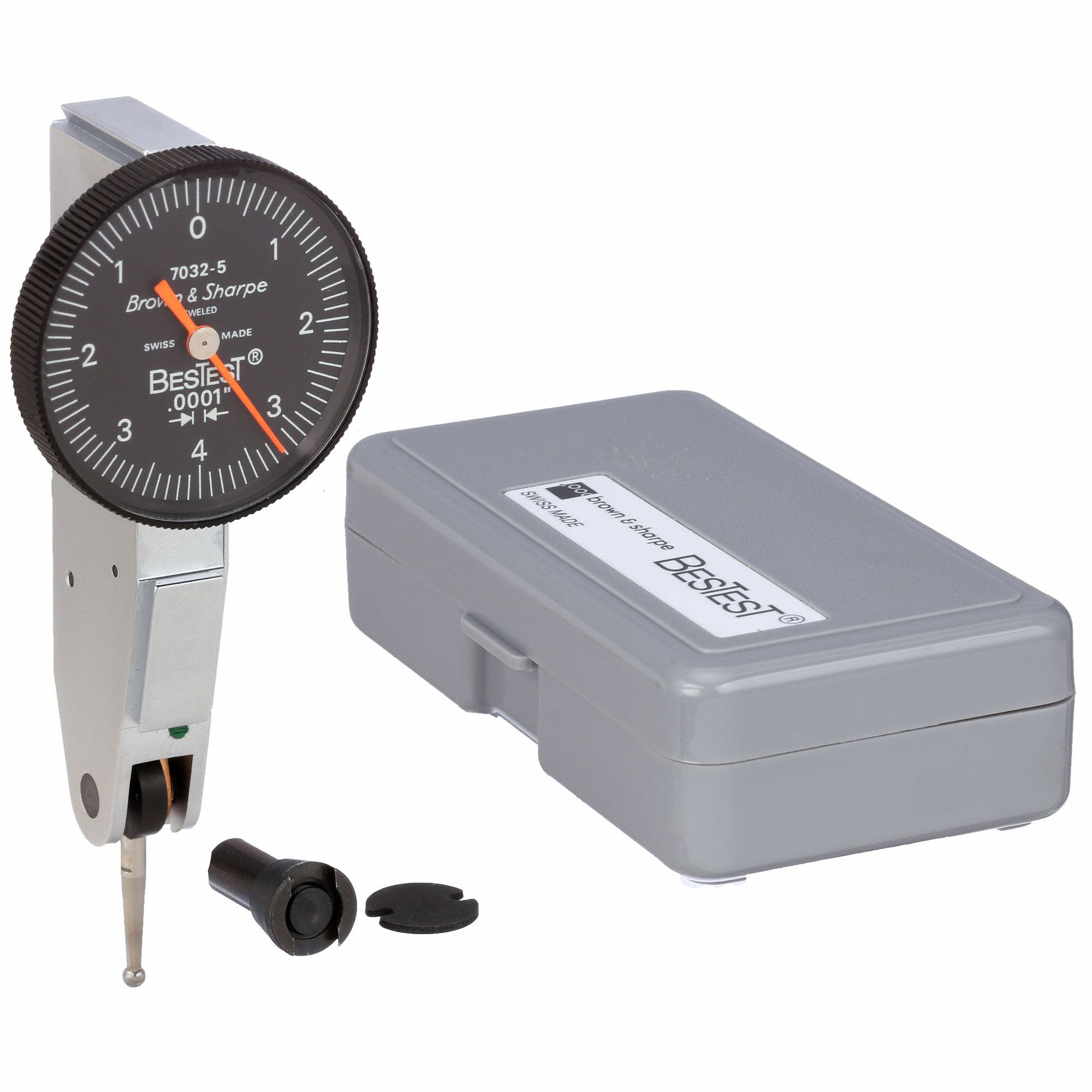 TESA BROWN & SHARPE Horizontal Dial Test Indicator Horizontal, 0 in to