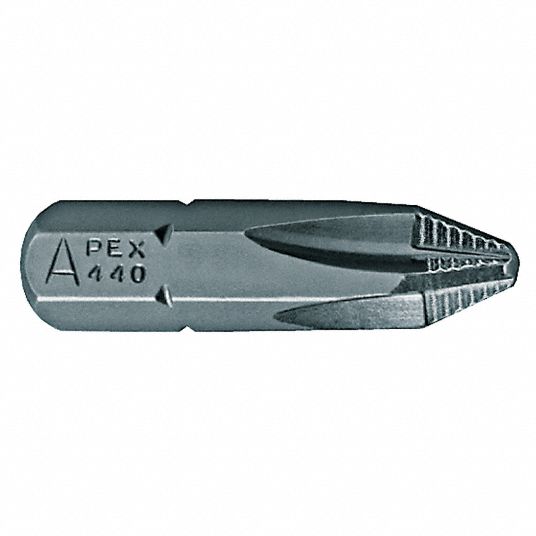 APEX 2 Phillips ACR Insert Bit, 1/4 in Hex 5RDJ14402ACR2X5PK