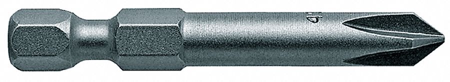 Phillips Power Bit,#1,6 In,PK5