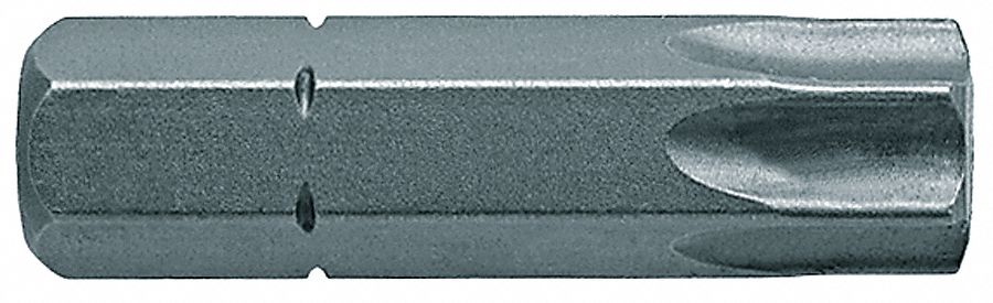 APEX 480-TX-30X-5PK Insert Bit,SAE,5/16",Hex,T30,1-1/4",PK5 5RDP1