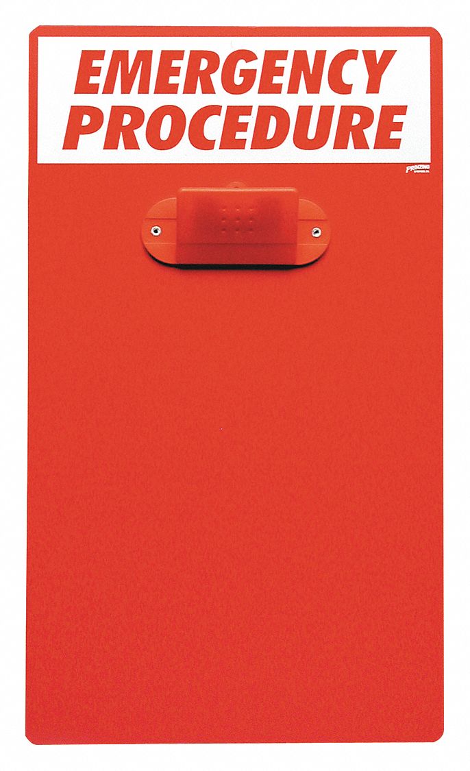 EMERGENCY PROCEDURE CLIPBOARD