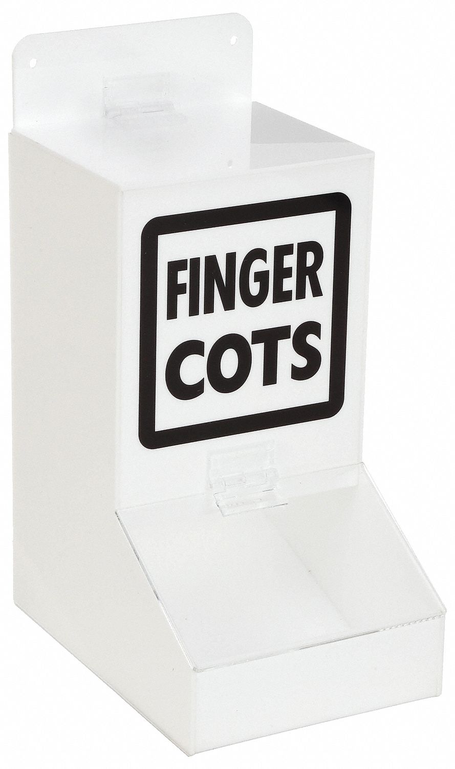 GLOVE DISPENSER, BLACK, WHITE, ACRYLIC PLASTIC, 13 IN X 6 IN X 8 IN, MULTI-USE