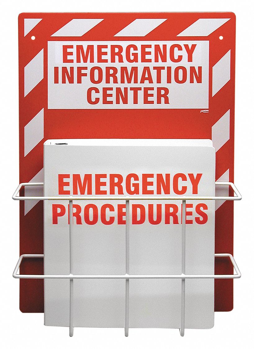 EMERGENCY INFORMATION CENTER,4-1/2 IN. D