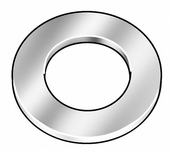 Flat Washer Plain #10 PK5