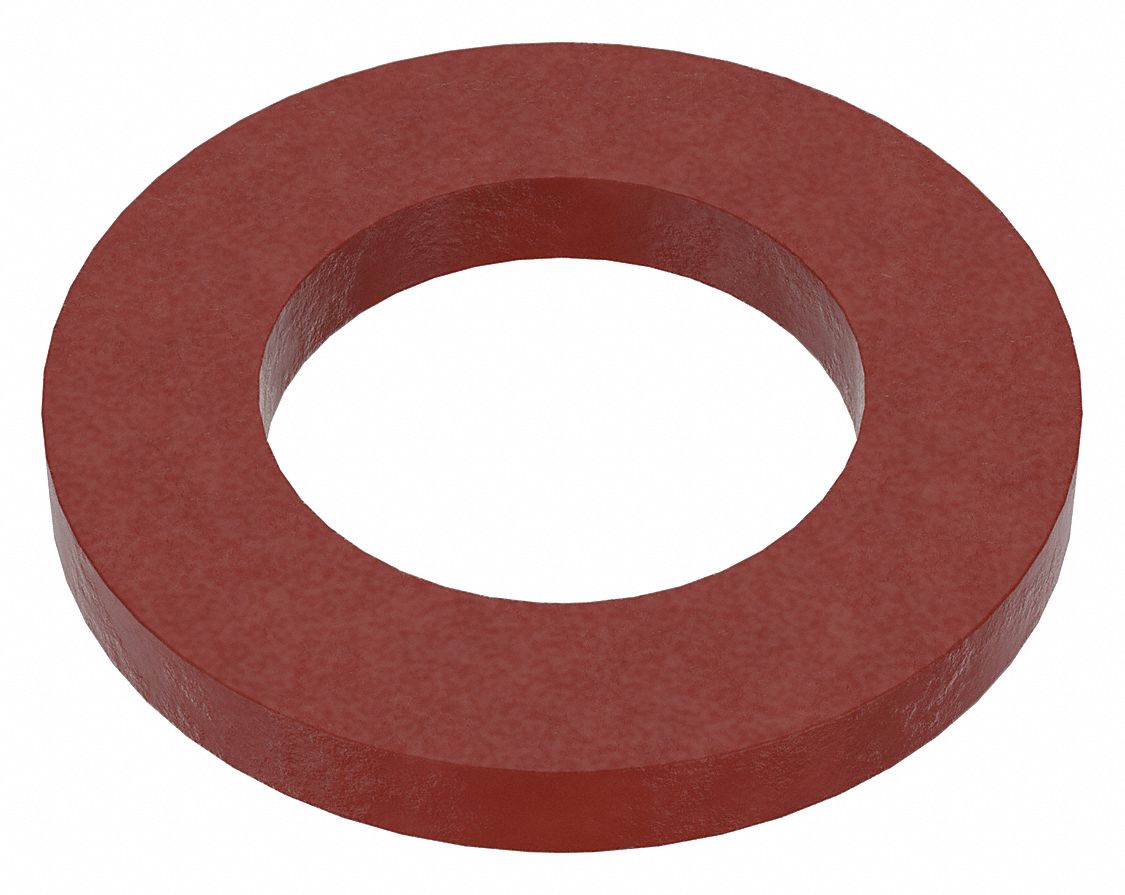 Flat Washer: Plastic, 5/16 in Screw Sz, 0.328 in In Dia, 9/16 in Out Dia, 0.062 in Max Thick, 5 PK