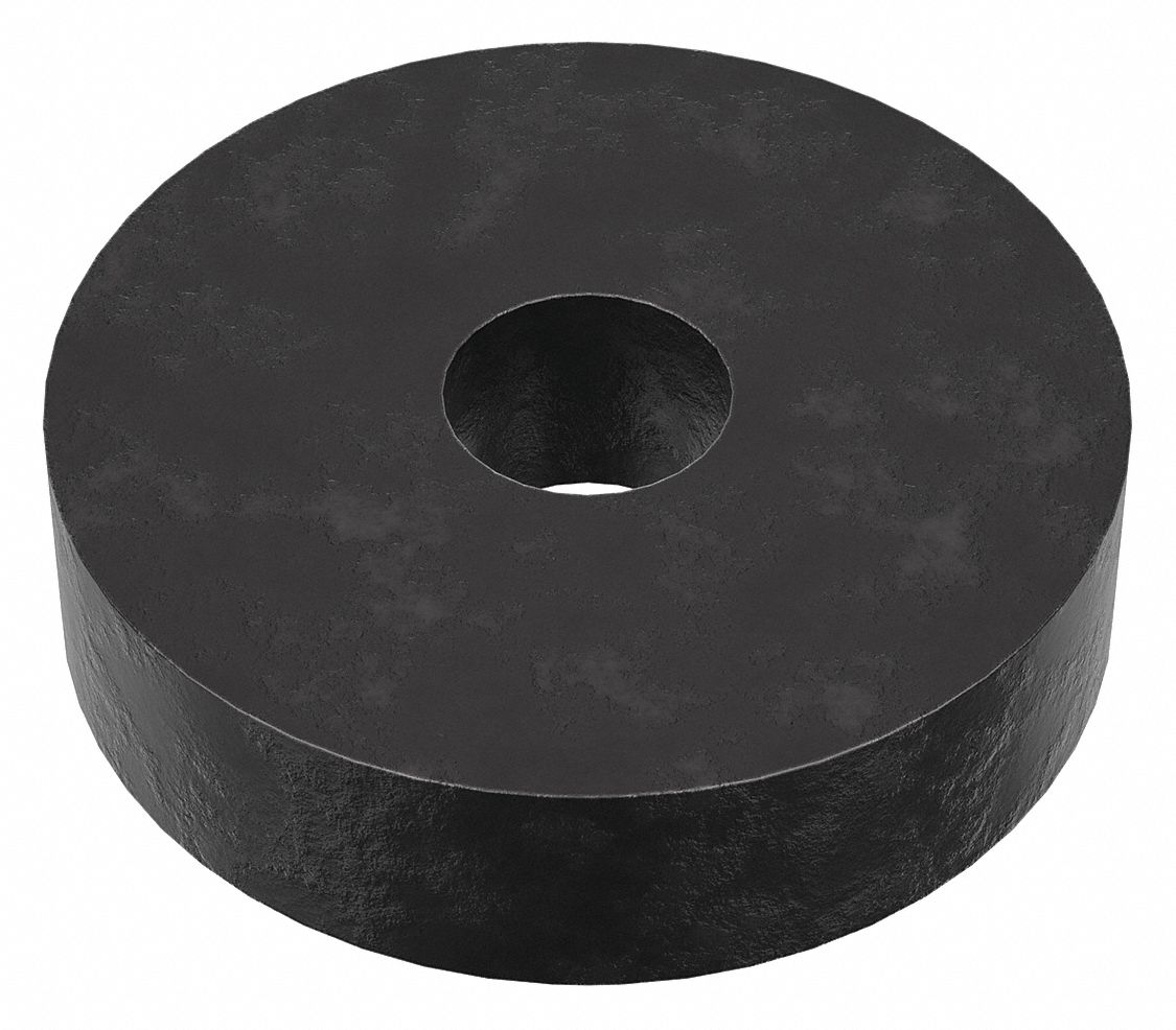 Flat Washer: Case Hardened, Black Oxide, Steel, M3 Screw Sz, 3.2 mm In Dia, 12 mm Out Dia, 5 PK