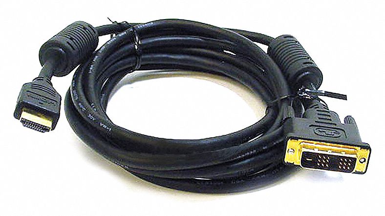 HDMI-DVI CABLES,BLACK,3 FT.,28AWG