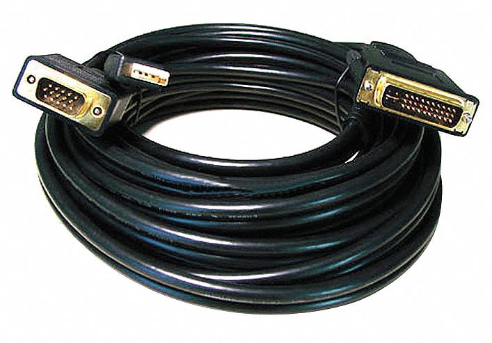 MONOPRICE 6 ft Projector Cable, USB-A to M1-D(P+D), USB-B Male, VGA