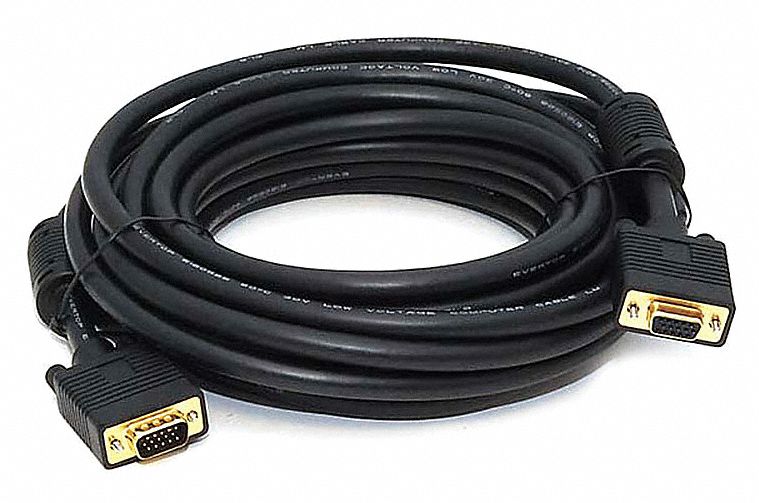 COMPUTER CORD,SVGA (HD15) M TO F,25FT