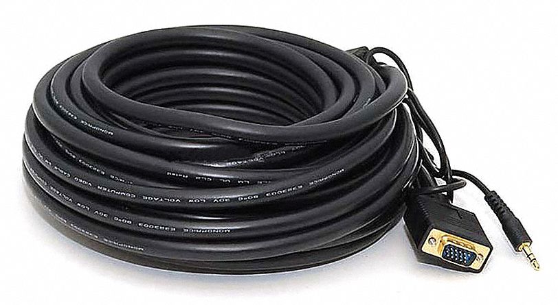 CPU CORD,SVGA/3.5MM STEREO M TO M,35FT