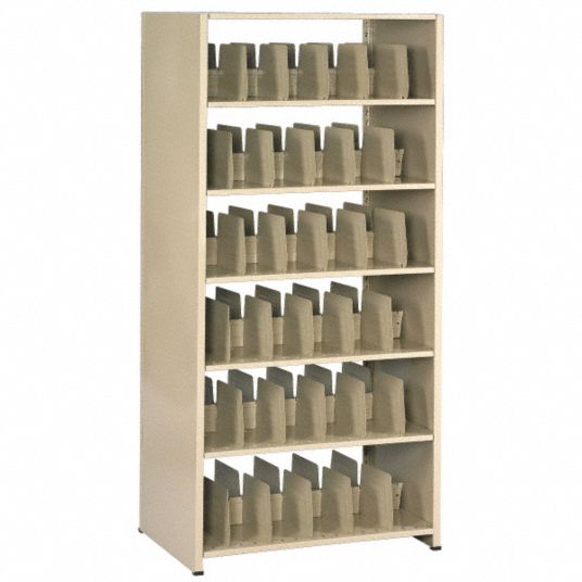 TENNSCO, Open Back, 60 Dividers, Open-File Shelves - 5RGY9|3076PC ...